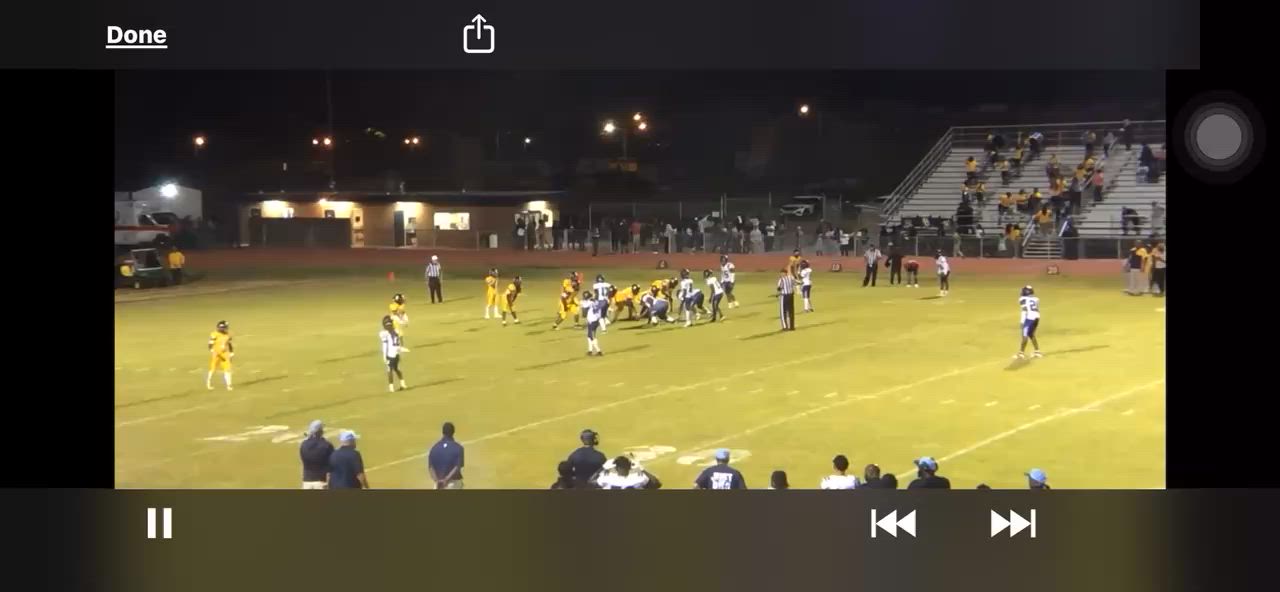 i got in my hook curls and prevented the pass from being caught