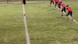 63 yard kick return for TD