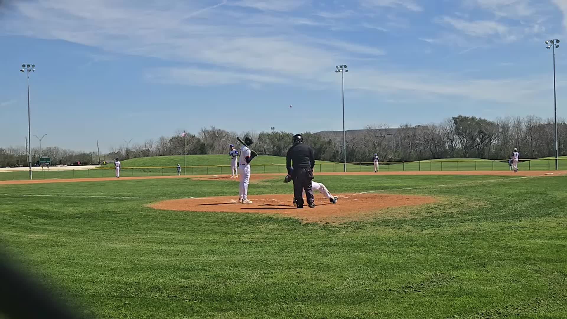 Lead off Triple by #5 Anthony Flores