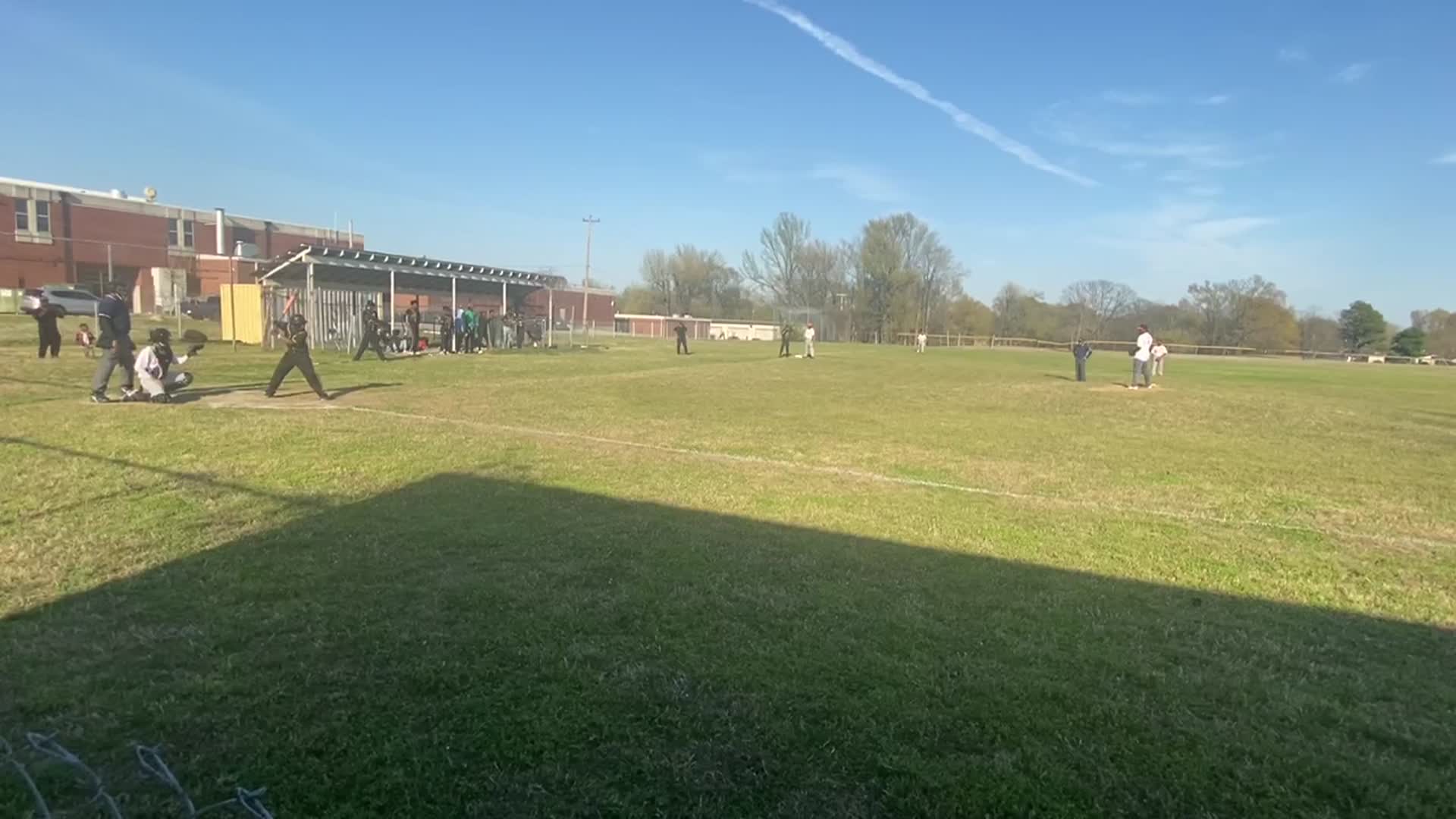 Pickle play tag out at home