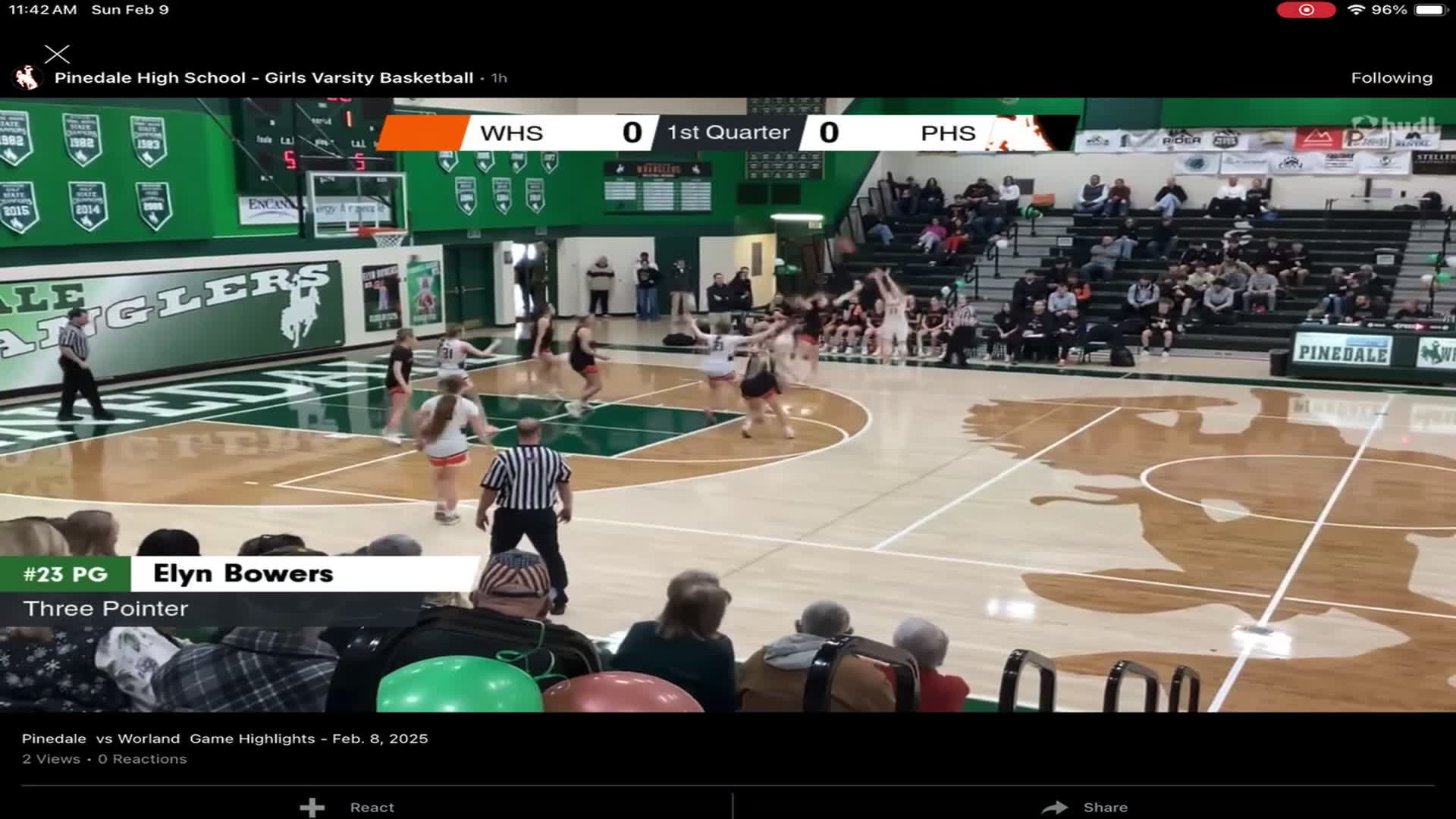 #1 Pinedale vs Worland