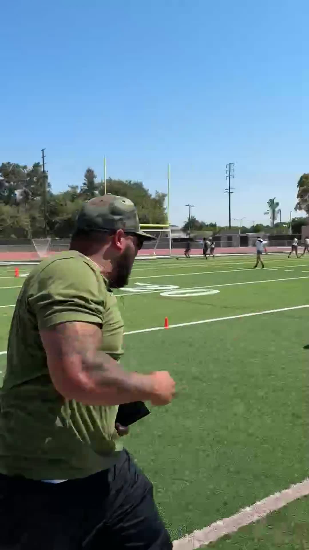 First touchdown of the season