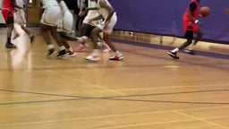 Benito Scott evads the defender for the easy in