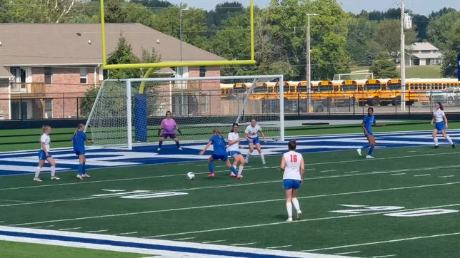 Kadence Rich scores final goal for win over Union County with an assist from Allie Cruser. Win 4-0. Kadence goals 4, assists my Allie, Rachel, Chloe and Maya one each.