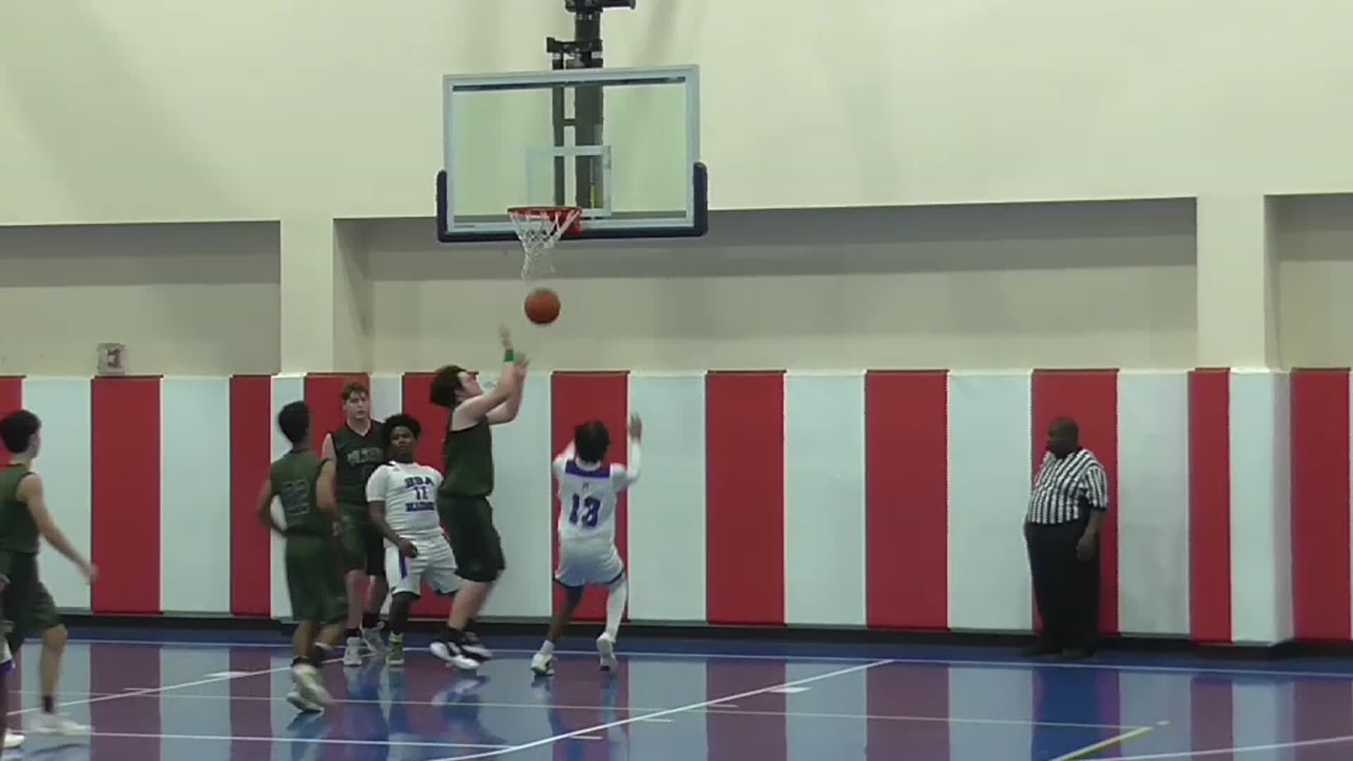 Jonathan Patton with a bucket.