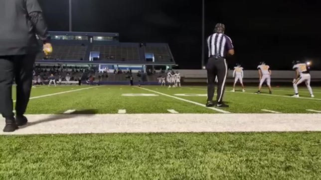 End zone kick off got push back 20- yard back