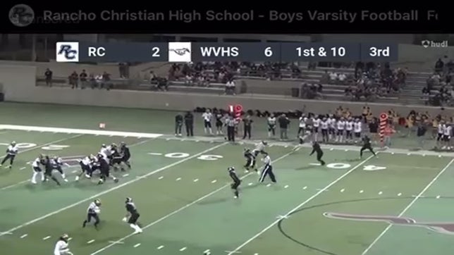 Nadler (2027) to Terracciano (2027) for 40-yard pass completion vs West Valley