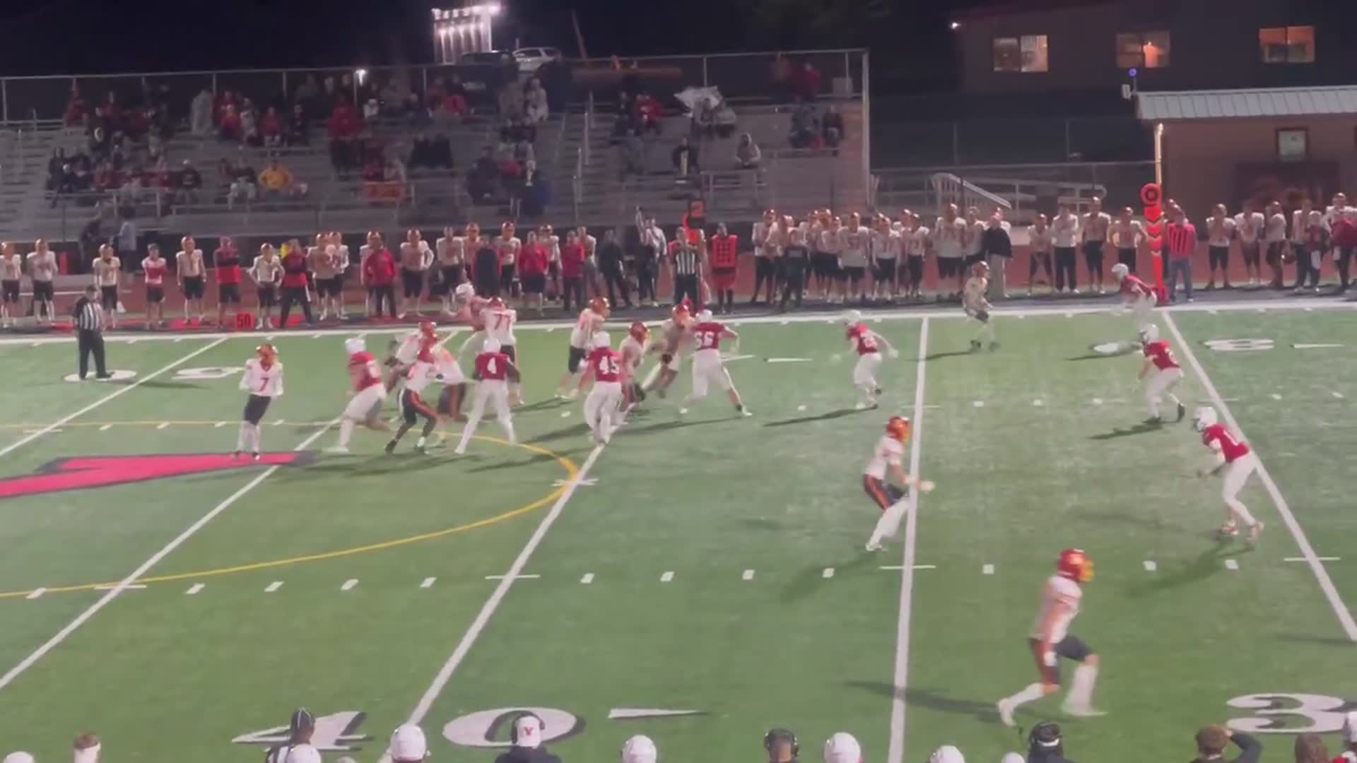 3rd quarter Kamiakin #9 Trent Woodhouse keeper for a first down