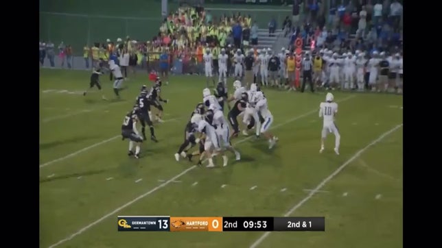 August. TD against Hartford.