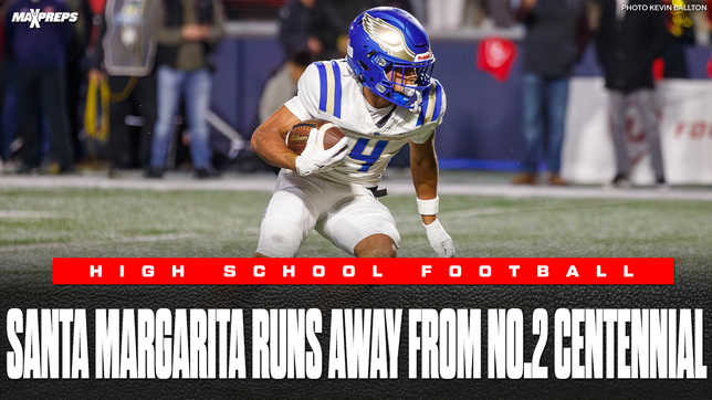 Trent Mosley puts on a show, leads Santa Margarita to section title