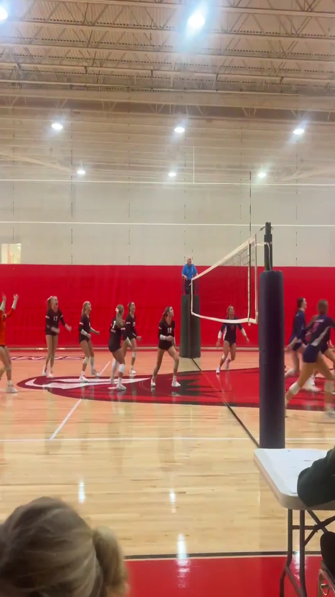 Kyndall blocked a 6 foot 3 player from Park Hills.