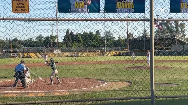 HR off Yuba City in the CIF SJS playoffs