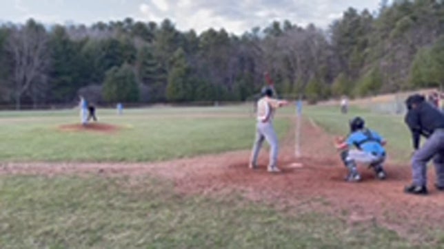 Runner caught stealing at second against Pocahontas County.