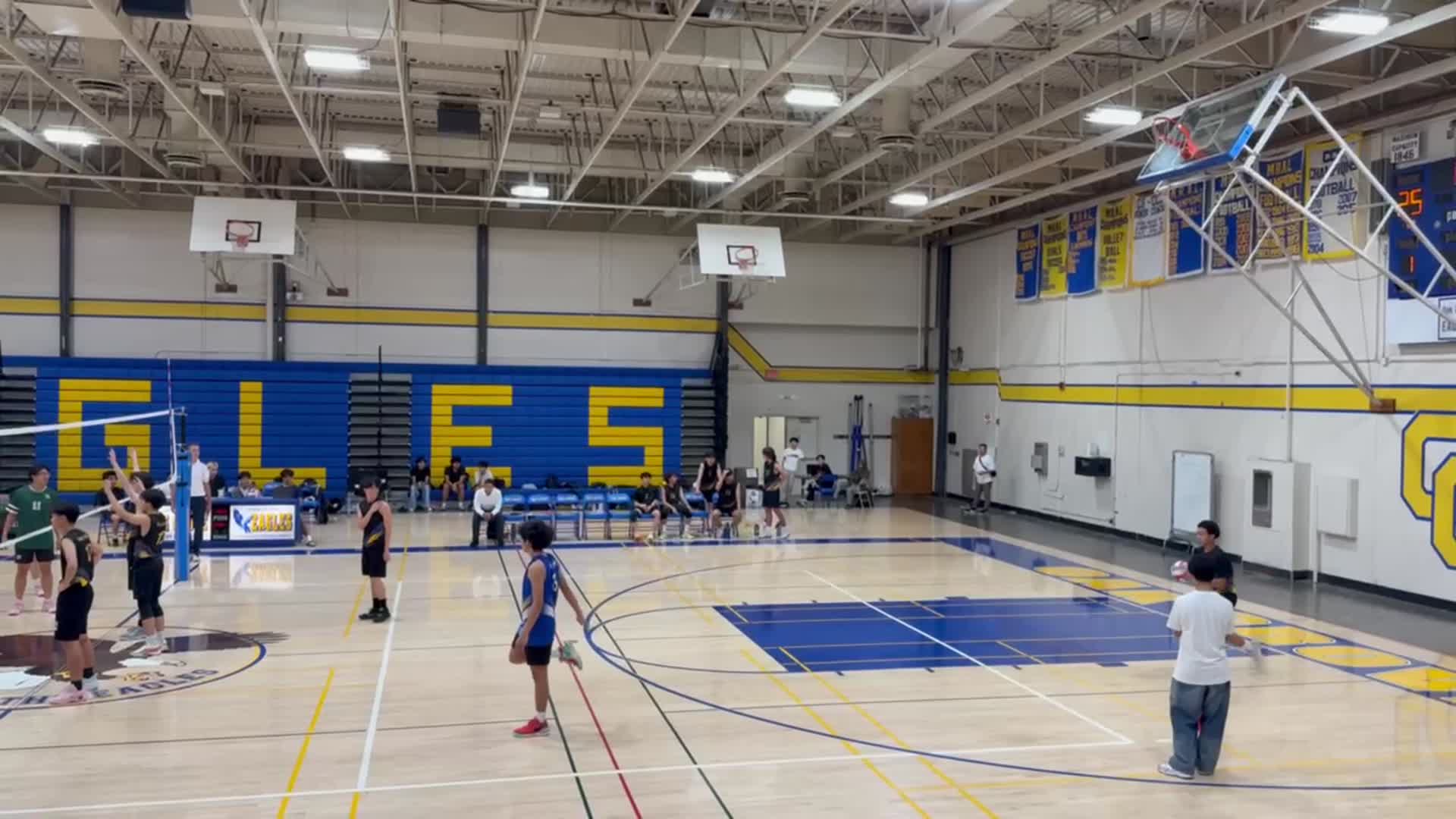 4/8/2025 Varsity Boys Volleyball - Yerba Buena @ Oak Grove (Oak Grove wins 3-0)