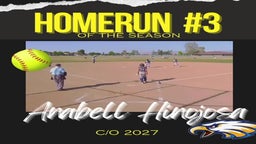Anabell Hinojosa home run