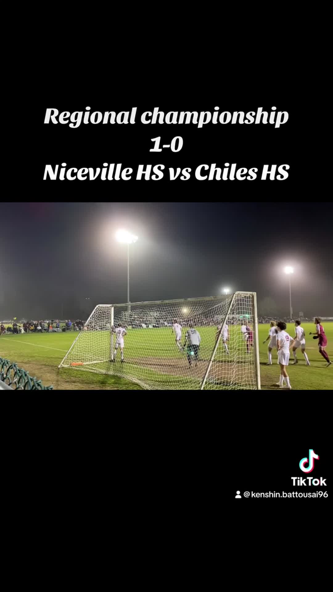 Regional finals niceville hs vs chile hs 1-0
