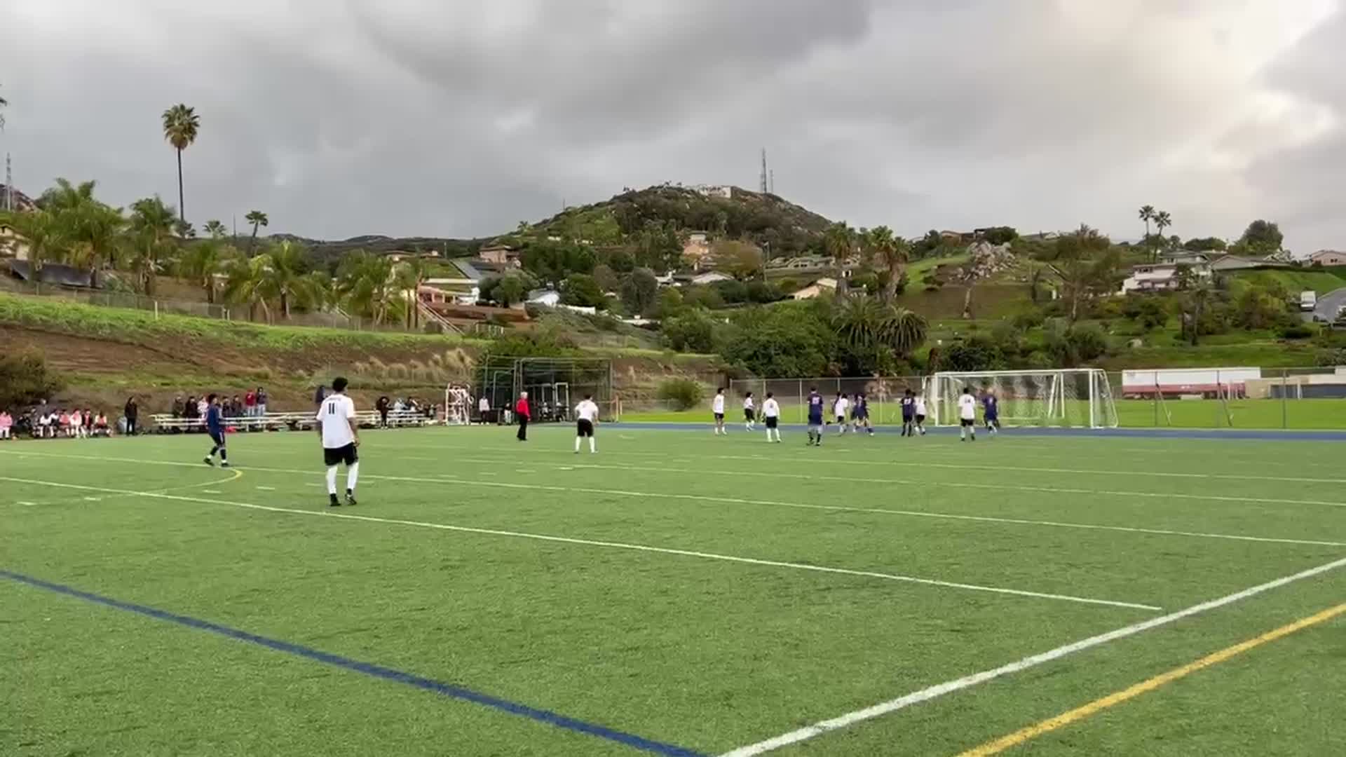 Jeremiah Pekary's  free kick