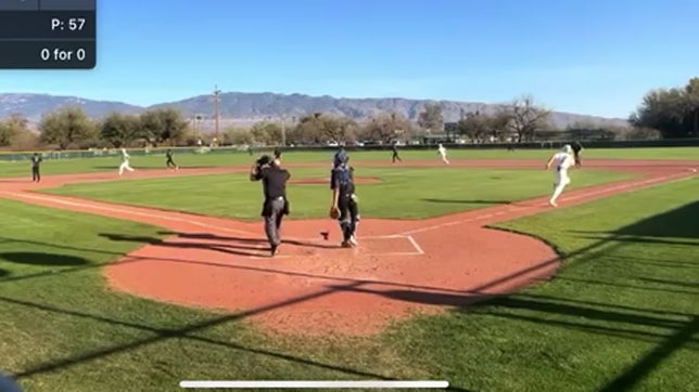 Out of the park home run to left field, scoring 3 runs,