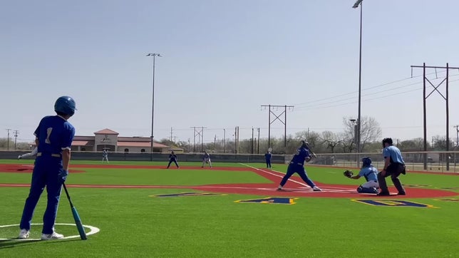 Two base grounder to left field, resulting in two additional RBI's.
