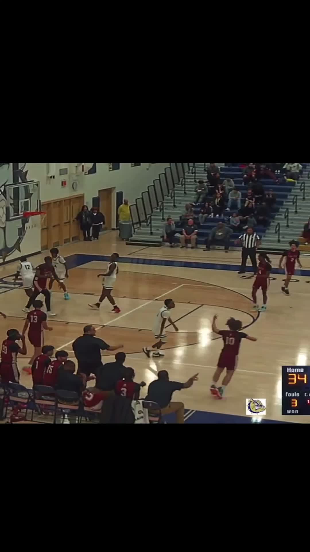 Eric Clark 26 Points in Win against Hylton HS.