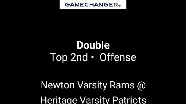 K. Scott with Deep Double to Left Center