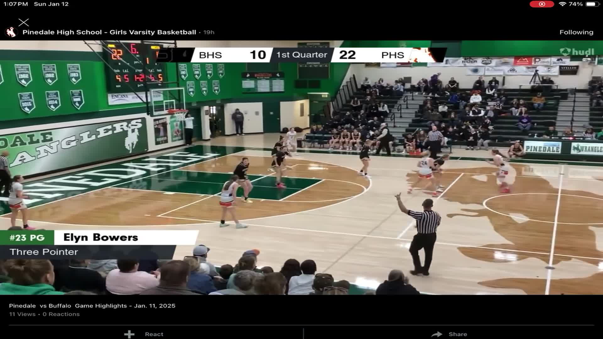 #3 Pinedale vs Buffalo