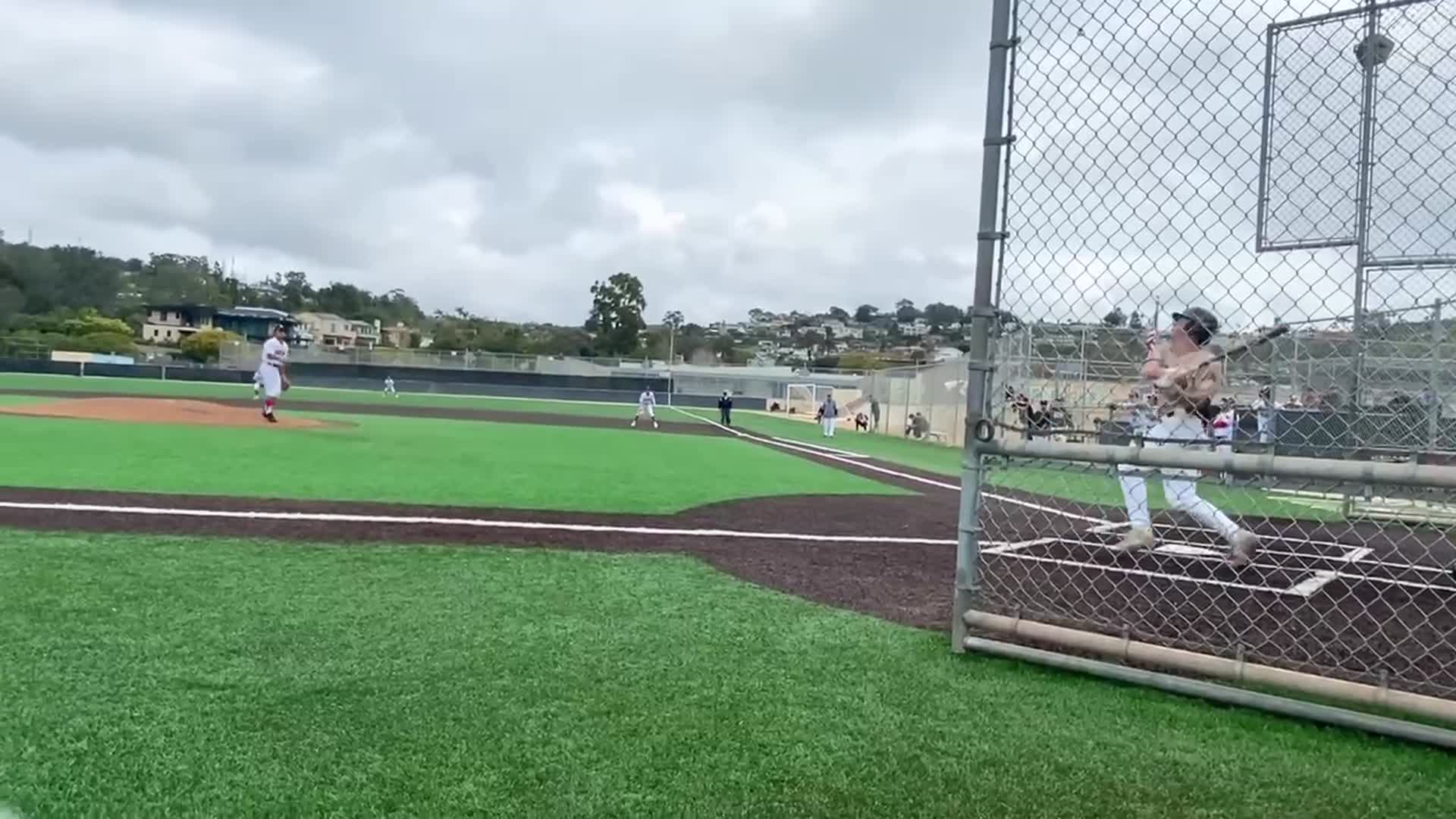 Charlie Orman - Home run to left field - 3/2/24