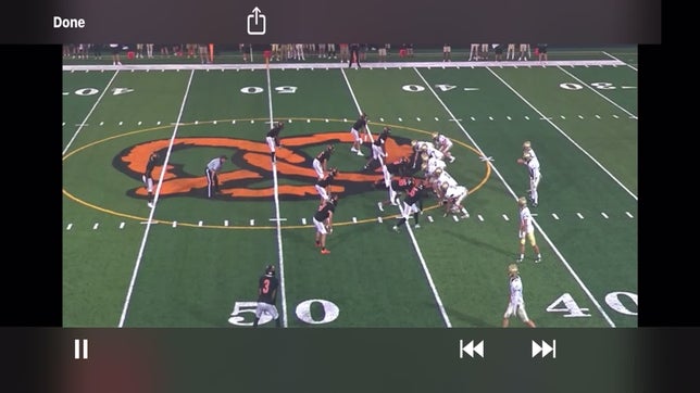 1st tackle of the season