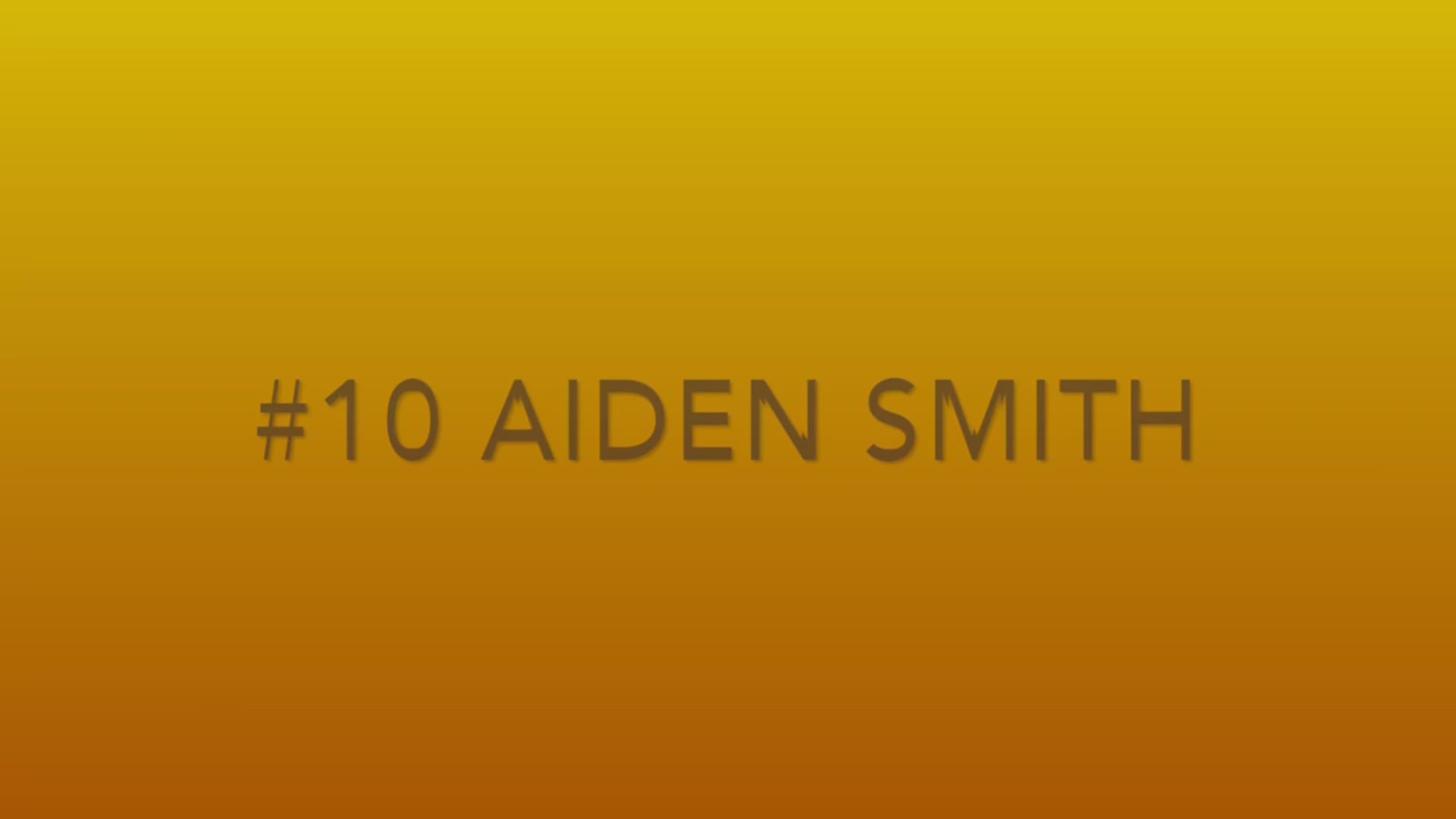#10 AIDEN SMITH HIGHLIGHTS PLEASANT VS GALION