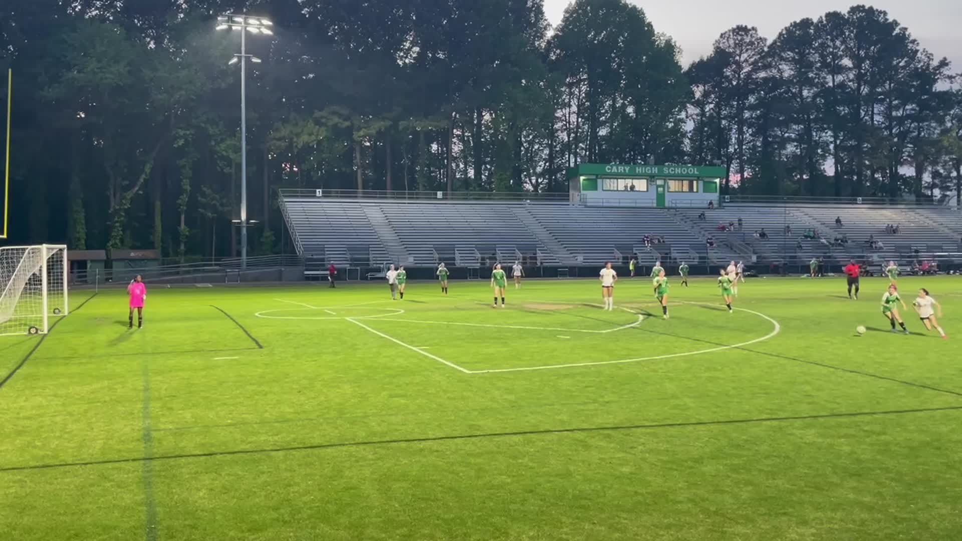 Madeline Left Footed Goal from the 18, Assist by Ava!