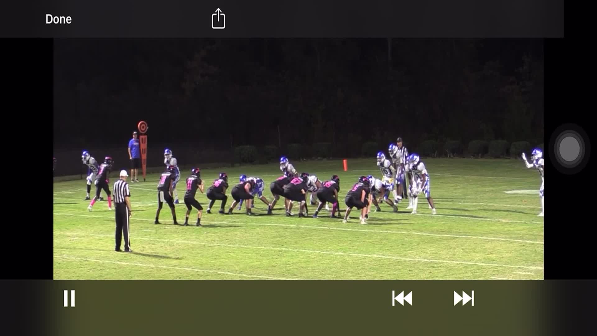 touchdown against clarksville academy