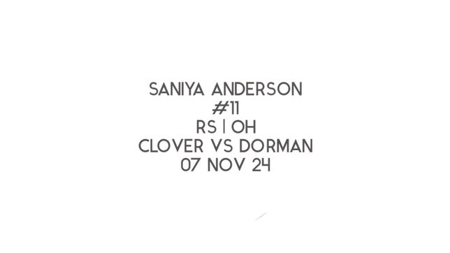 Saniya Anderson Highlights