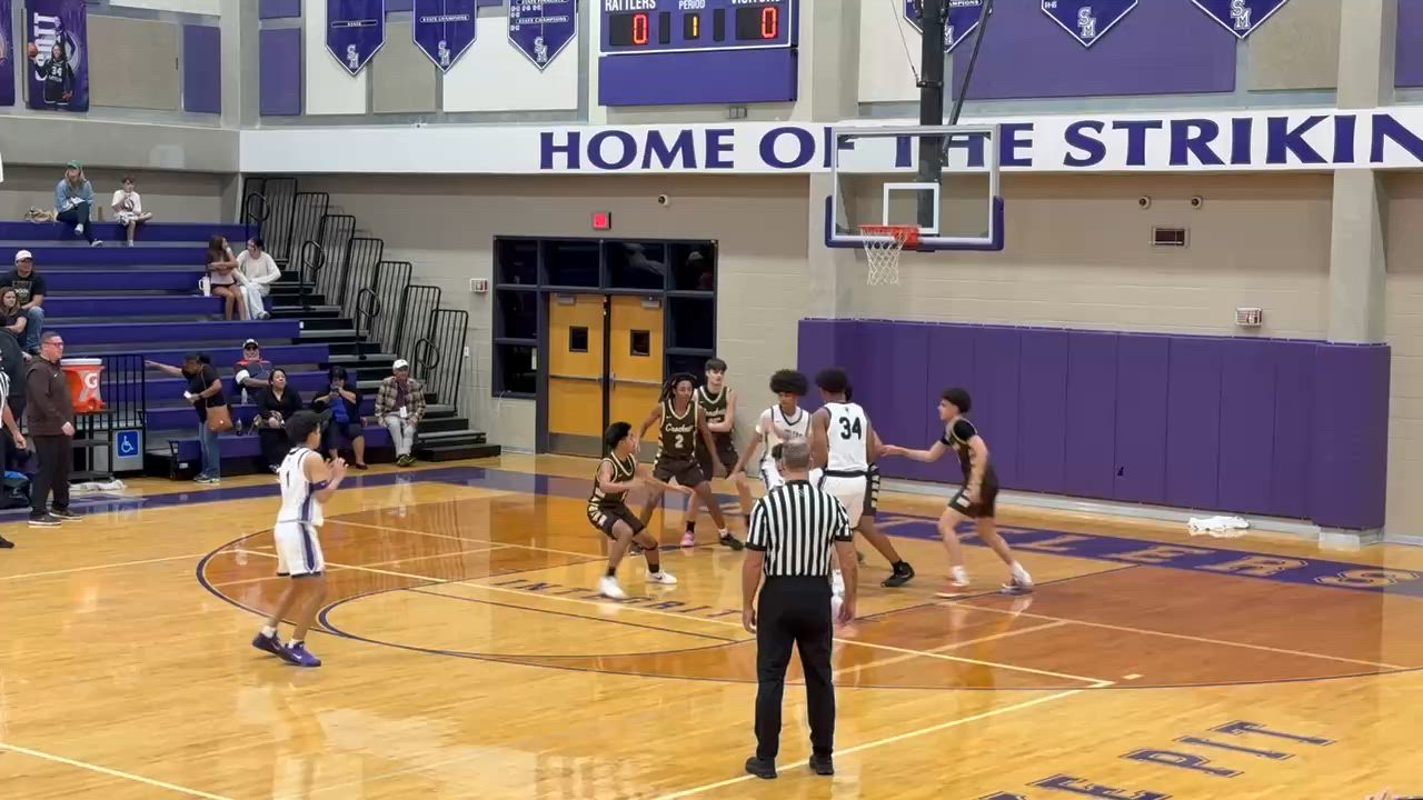 Jordan Bernal #1 drops 3pts in the Snake Pit for the first home game of the season.