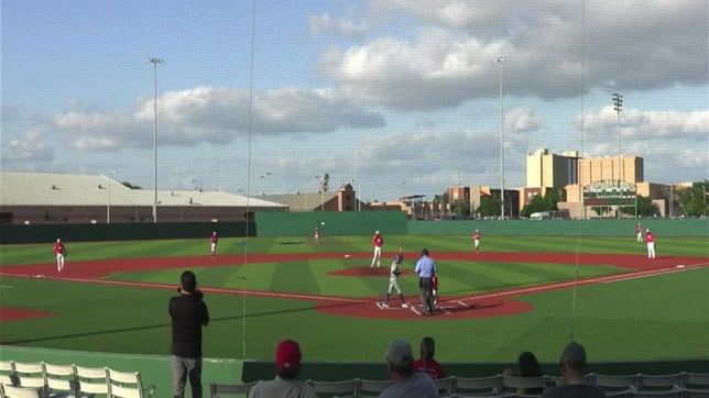 First pitch double that started it off to put 6 runs on the board