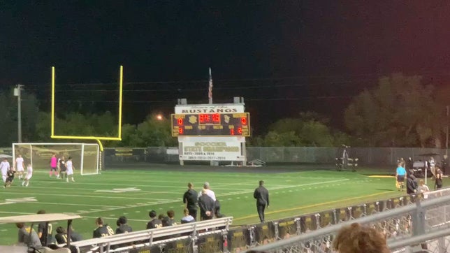 Keeper saves off crossbar