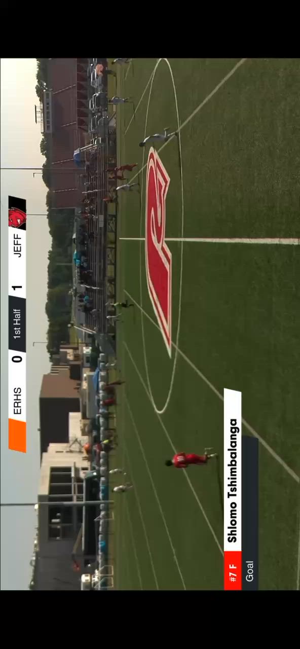 Jeffersonville went up against ERHS for only one half due to heat  which ended up with a win, with me getting one goal.