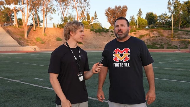 Mission Viejo (CA) head coach Chad Johnson on his team's standout players ahead of the Diablos' MaxPreps Game of the Week against Santa Margarita (Rancho Santa Margarita, CA).