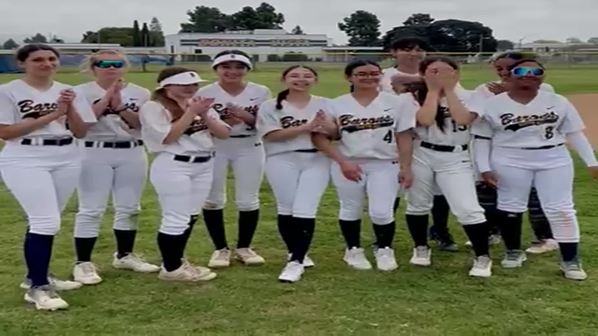 Lady Barons Novice undefeated