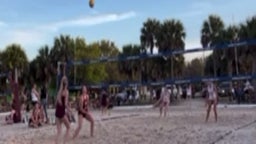 Maebry crushing a ball.