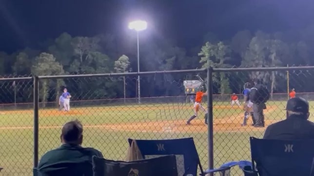 Line drive single to right field