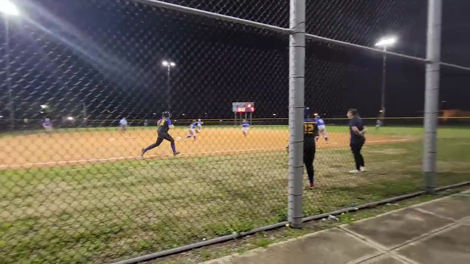 hitting at a game