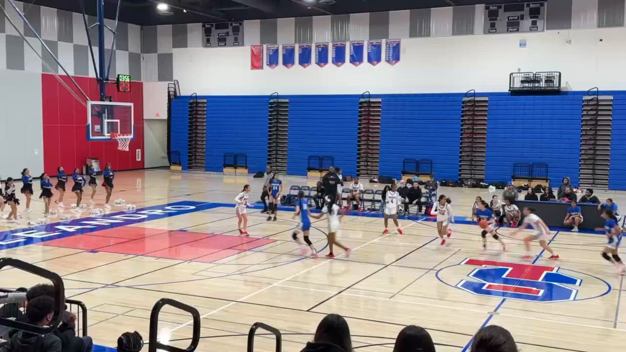 IHS Varsity Girls @ San Leandro High School 12/3/25