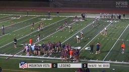 Lauren Culebro with an interception vs. Legend High School - 9/10/2025