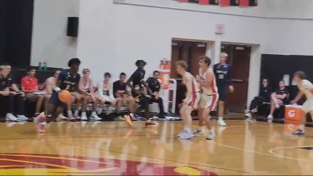 calm floater against orangewood