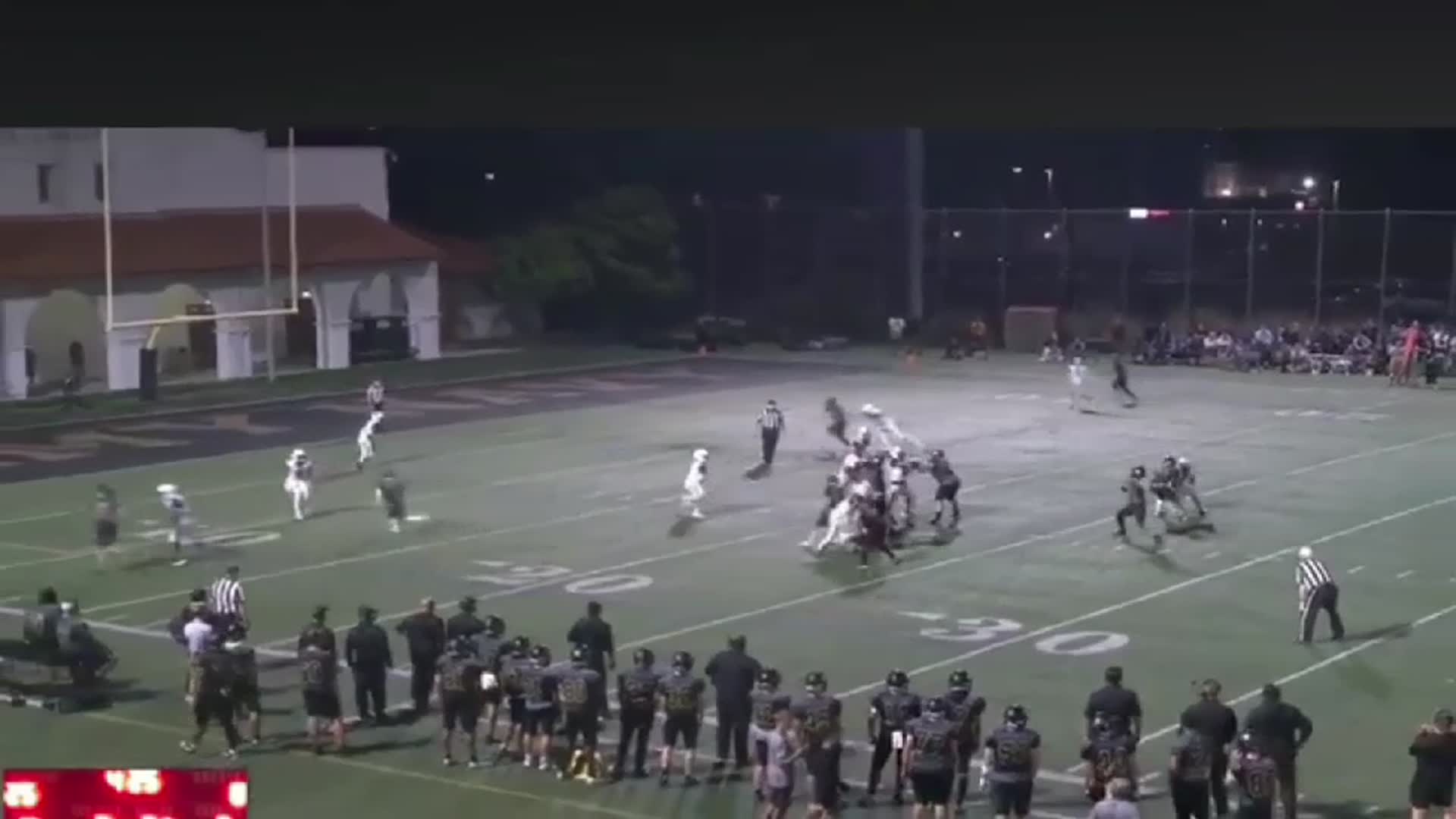 Jacob Beastley Eastley  45 yr Punt Return for Touchdown
Army Navy Academy  53- 0.  Rock Academy