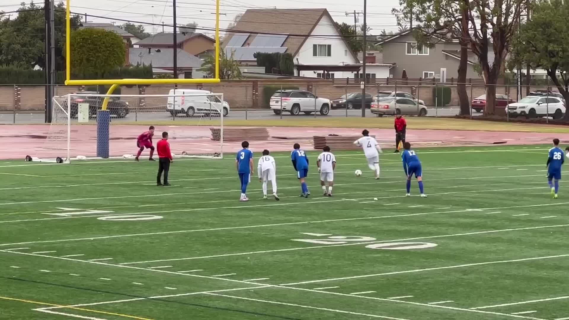 2nd PK goal in round 1 of CIF playoffs vs Fountain Valley