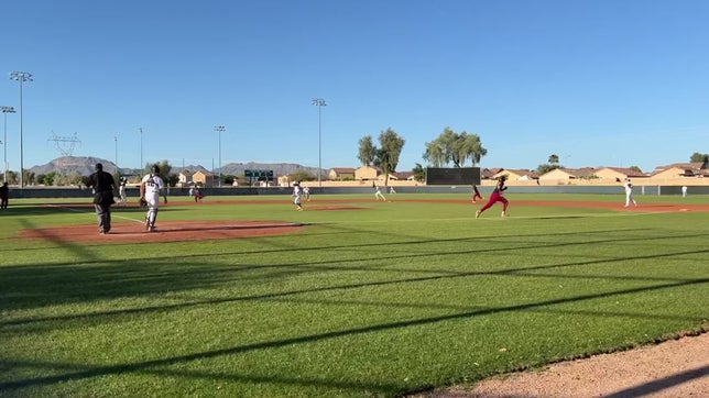 Josh Warman 2 run Double in the 9-1 win over Skyline