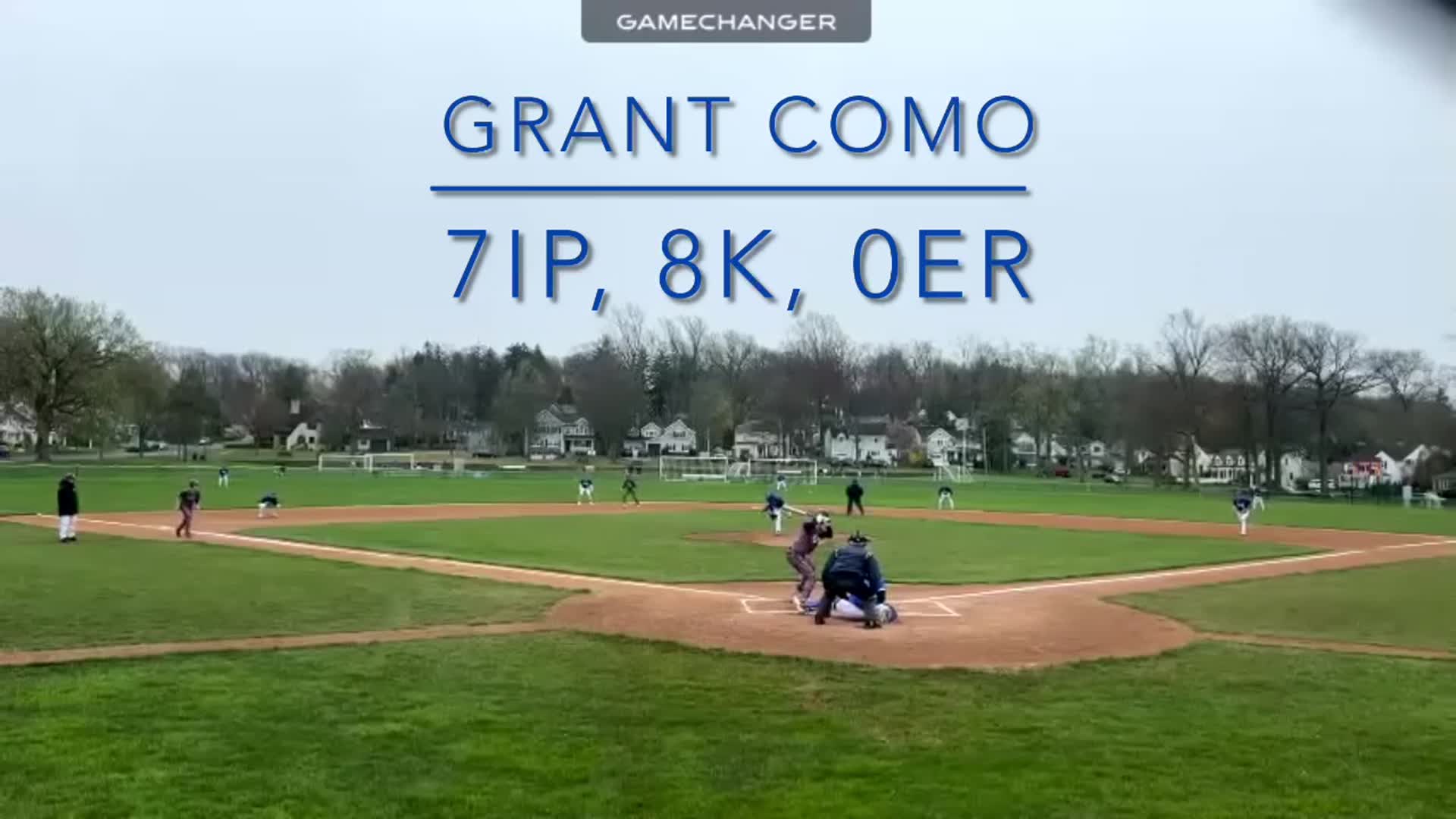 Grant Como pitching vs Summit High School