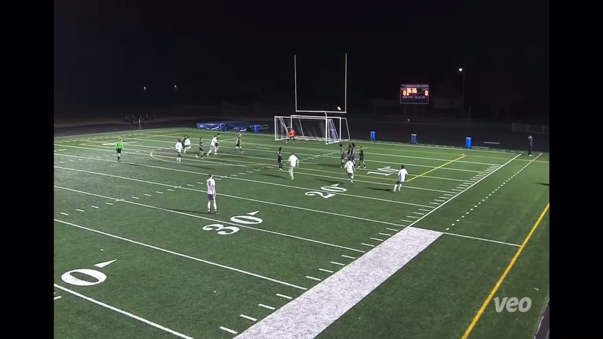 1st goal against Chiawana (Varsity)