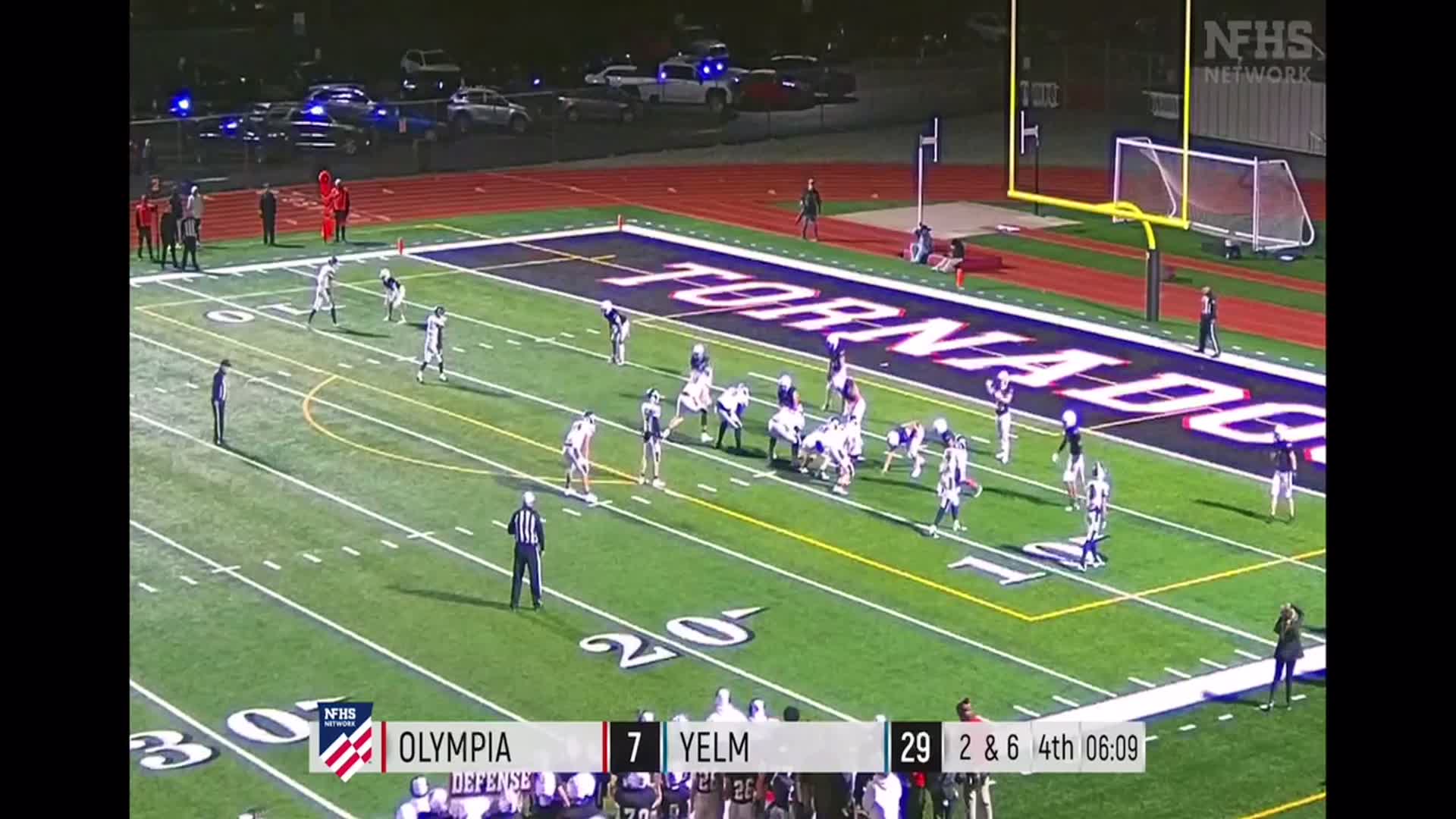 4th quarter YELM #2 Tonye Penn with the inception in the end zone